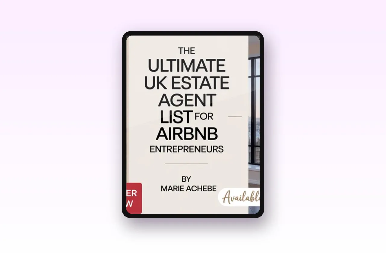The Ultimate UK Estate Agent List for Airbnb